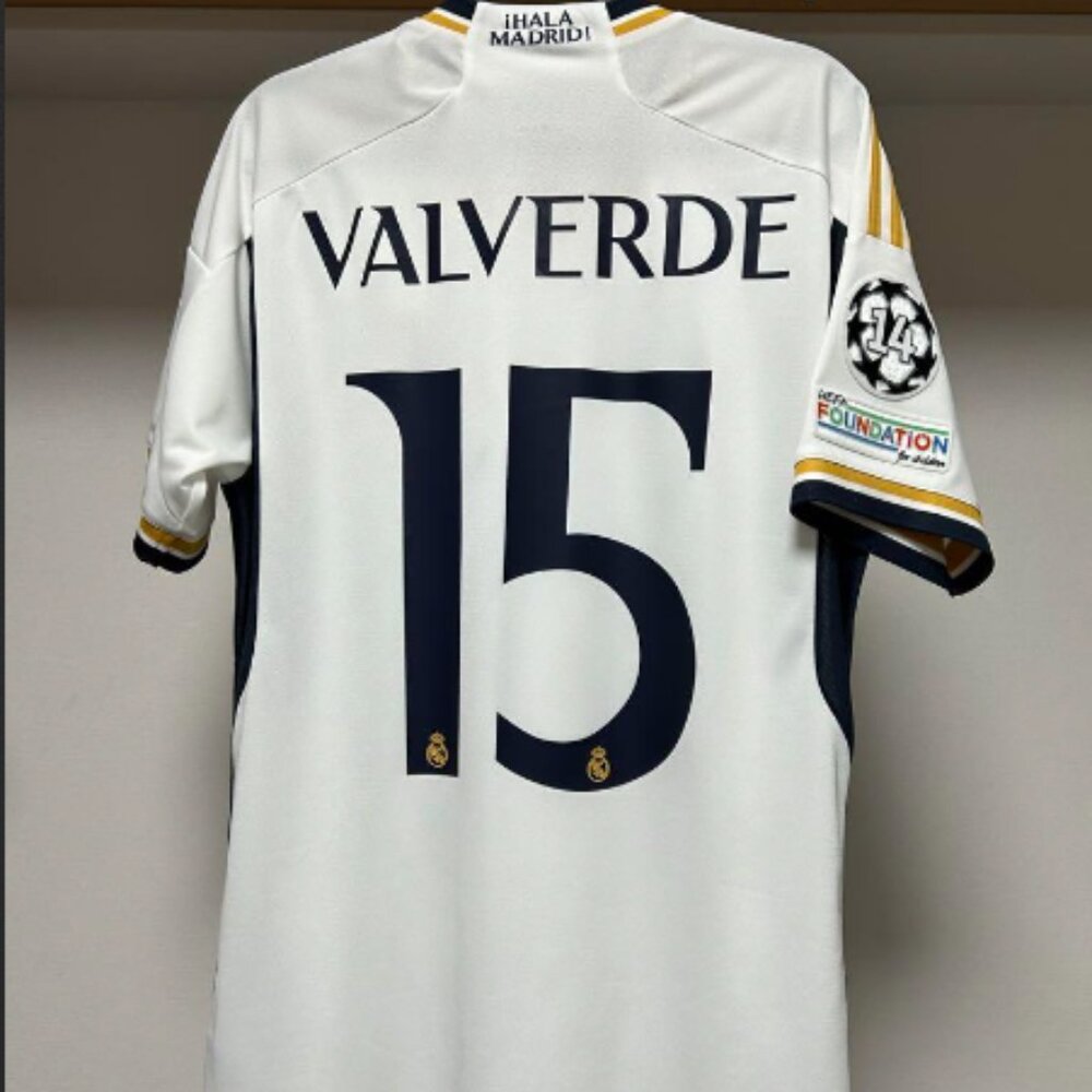 23-24 Real Madrid jersey Valverde